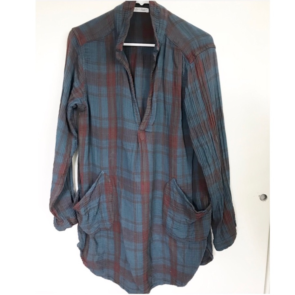 Plaid tunic